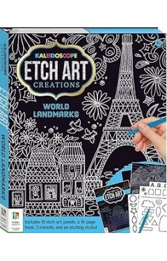 Kaleidoscope Etch Art Creations: World Landmarks